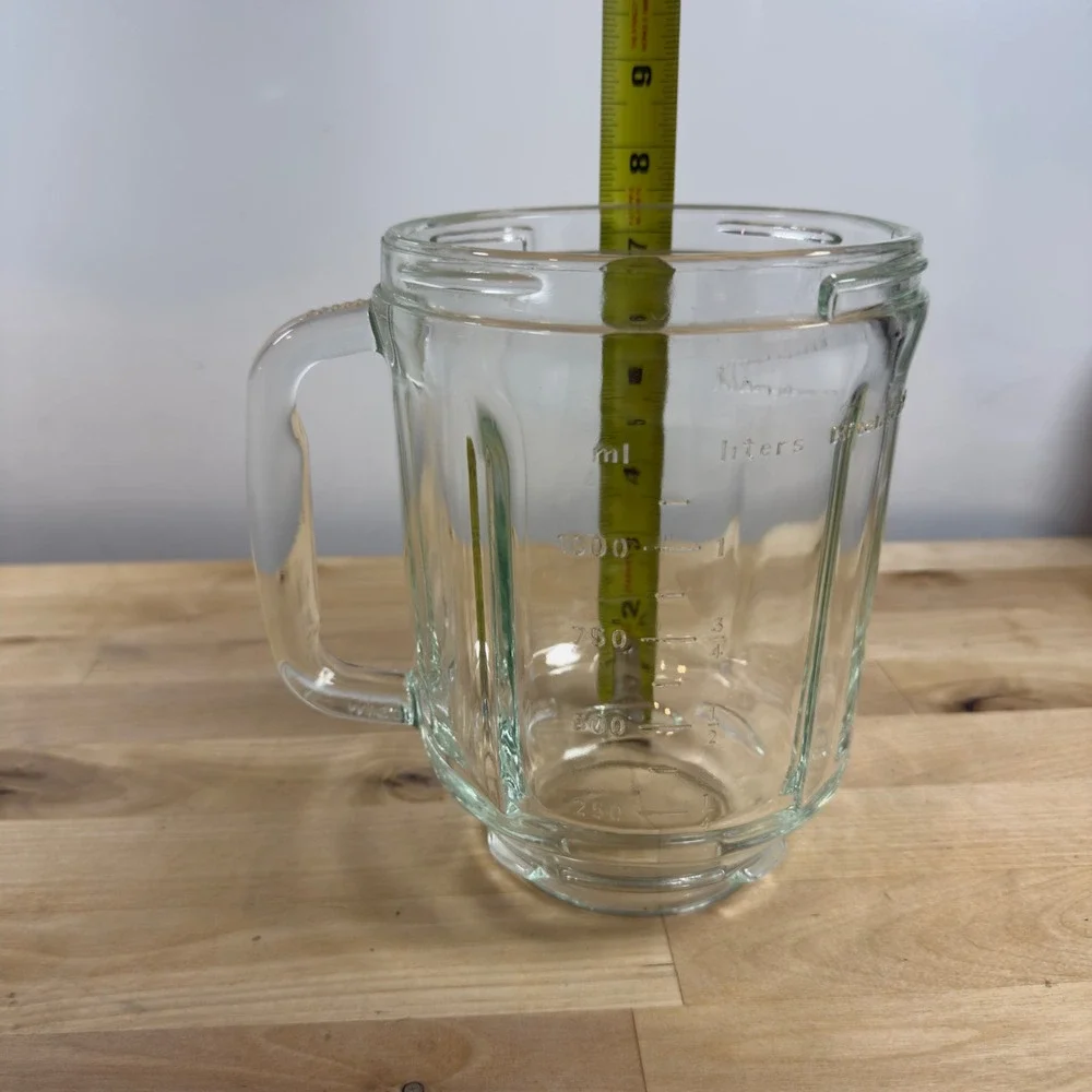 KitchenAid KSB5WH3 Blender Pitcher Glass Jar Lid Blade Base White Replacement